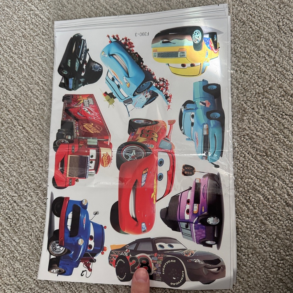 Disney Cars Character Stickers - Picture 2 of 4